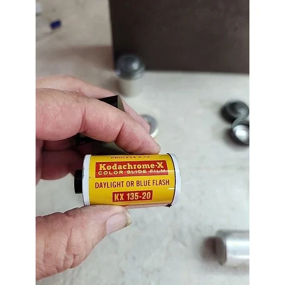 Group Lot Vintage Aluminum Film Canisters With Undeveloped Film - Picture 6 of 6